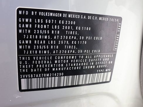 Certified 2024 Volkswagen Tiguan Wolfsburg Edition AWD/4WD image 42