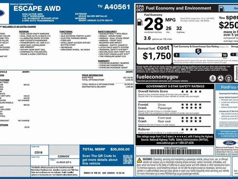 New 2026 Ford Escape Active w/ Tech Pack #1 image 2