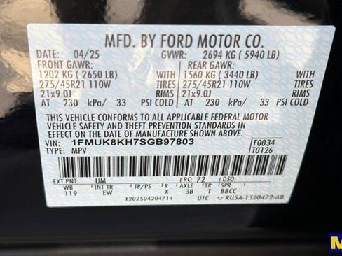 Used 2025 Ford Explorer ST-Line w/ ST-Line Street Pack AWD/4WD image 38