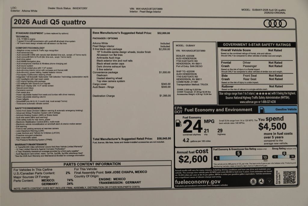 New 2026 Audi Q5 2.0T AWD/4WD image 33
