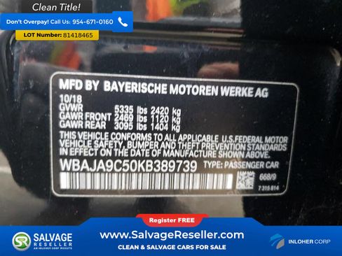 Used 2019 BMW 530e image 16