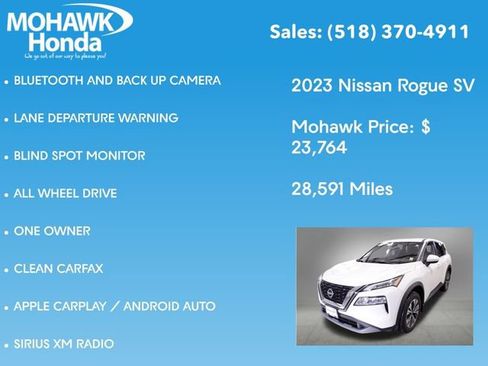 Used 2023 Nissan Rogue SV image 7