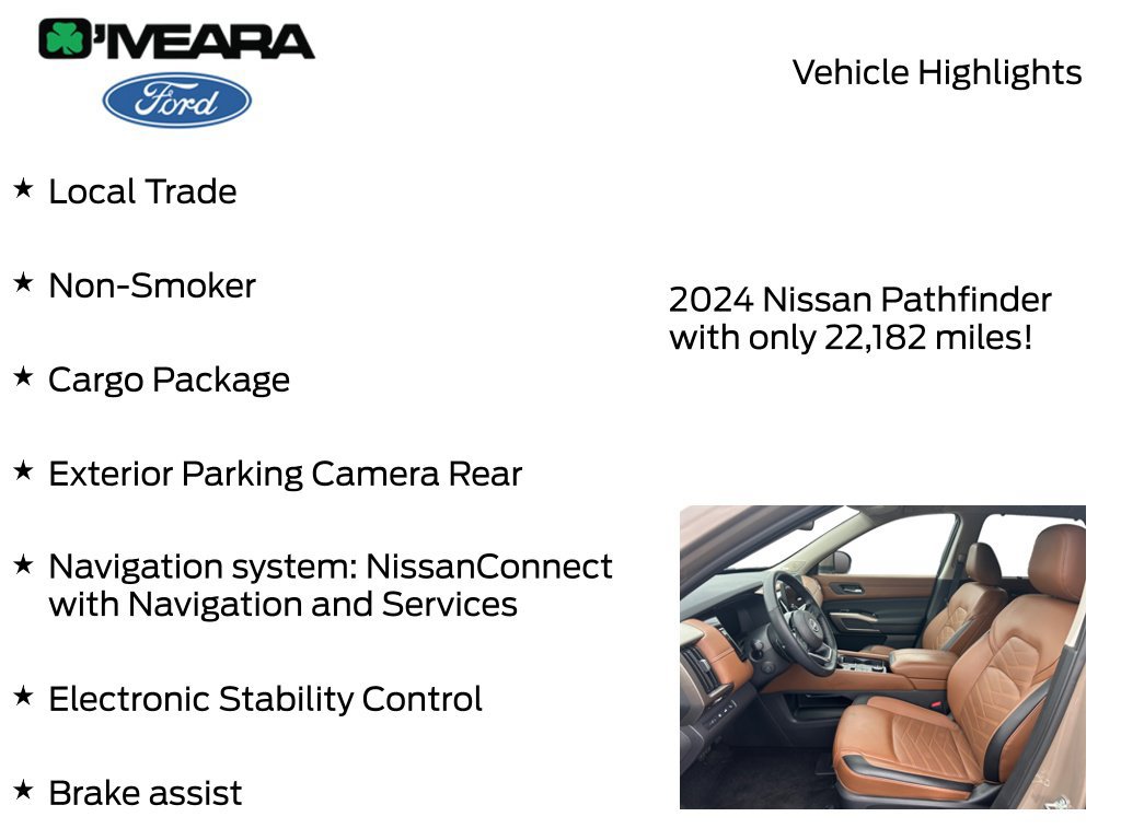 Used 2024 Nissan Pathfinder Platinum w/ Cargo Package AWD/4WD image 7