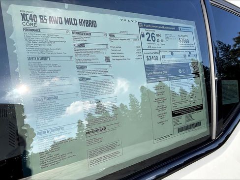 New 2026 Volvo XC40 B5 Core w/ Climate Package image 36