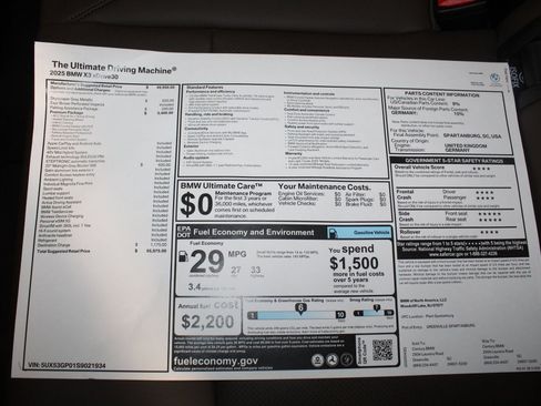 Used 2025 BMW X3 xDrive30i w/ Premium Package image 25