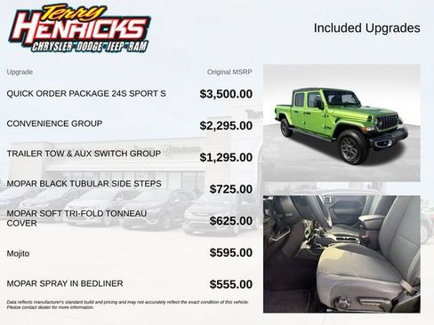 Used 2025 Jeep Gladiator Sport AWD/4WD image 8