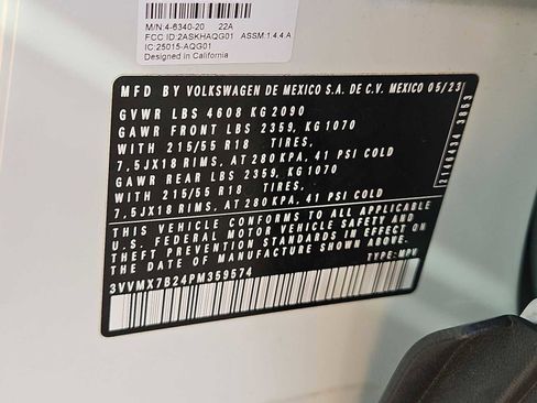 Used 2023 Volkswagen Taos S w/ Driver Assistance Package image 33