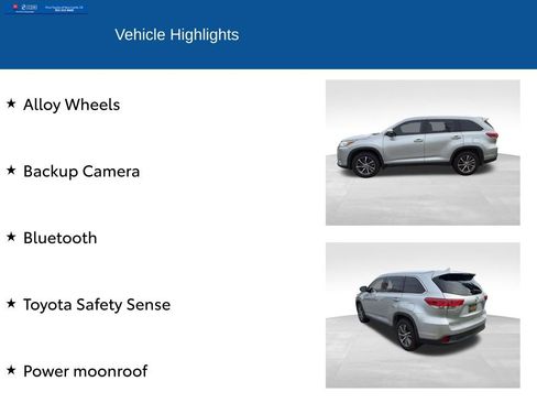 Used 2019 Toyota Highlander XLE AWD/4WD image 2