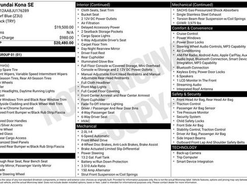 Used 2018 Hyundai Kona SE FWD image 24
