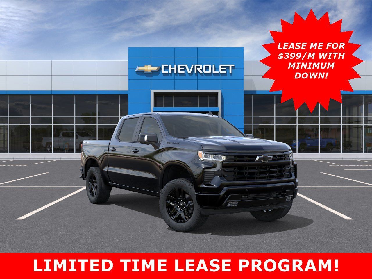 New 2026 Chevrolet Silverado 1500 RST w/ Dark Appearance Package AWD/4WD image 1