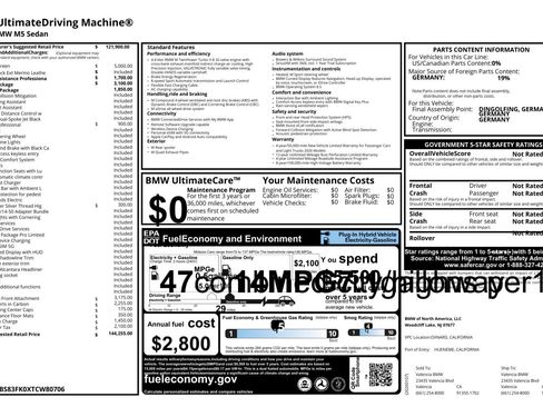 Used 2026 BMW M5 w/ Carbon Package image 2