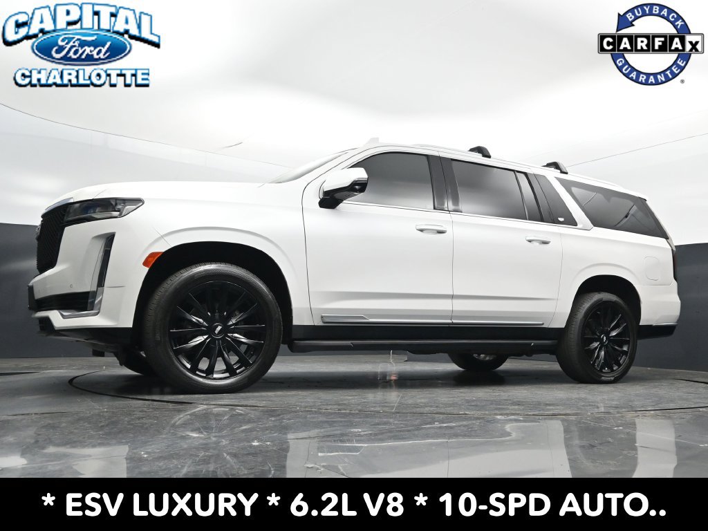 Used 2022 Cadillac Escalade ESV Luxury w/ LPO, Floor Liner Package AWD/4WD image 21