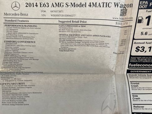 Used 2014 Mercedes-Benz E 63 AMG S-Model image 40