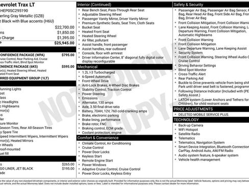Used 2025 Chevrolet Trax LT w/ Driver Confidence Package FWD image 11