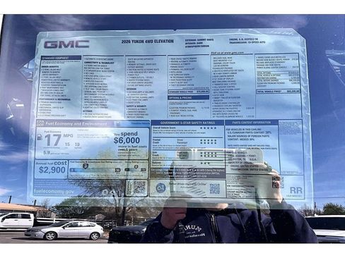 New 2026 GMC Yukon Elevation w/ Elevation Premium Package AWD/4WD image 14