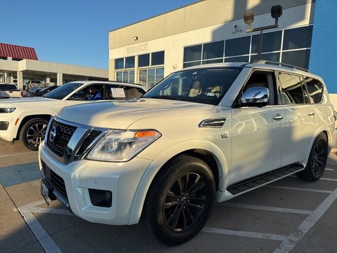 Used 2020 Nissan Armada Platinum w/ Captain's Chairs Package image 1