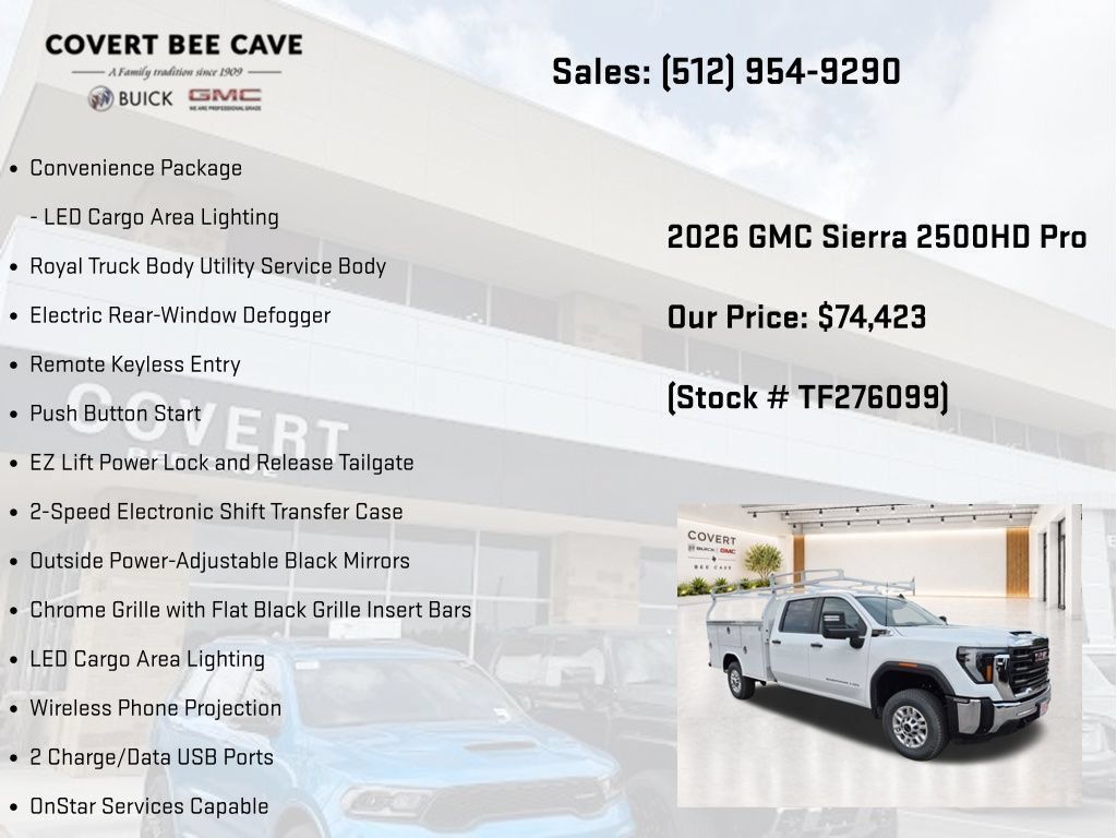New 2026 GMC Sierra 2500 Pro w/ Convenience Package AWD/4WD image 13
