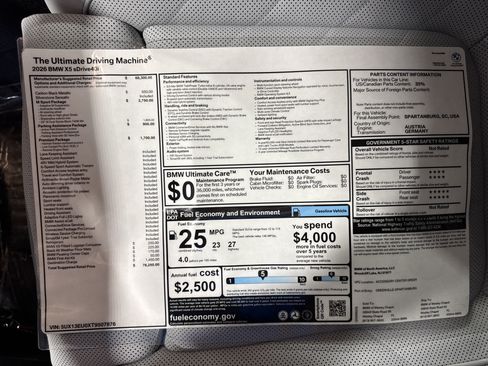 New 2026 BMW X5 sDrive40i w/ M Sport Package RWD image 26