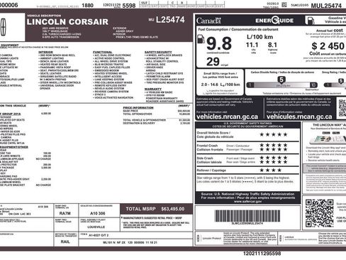 Used 2021 Lincoln Corsair Reserve w/ Equipment Group 201A AWD/4WD image 4