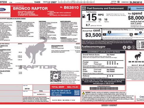 New 2025 Ford Bronco Raptor image 32