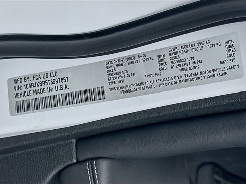 New 2026 Jeep Grand Cherokee L Limited AWD/4WD image 20