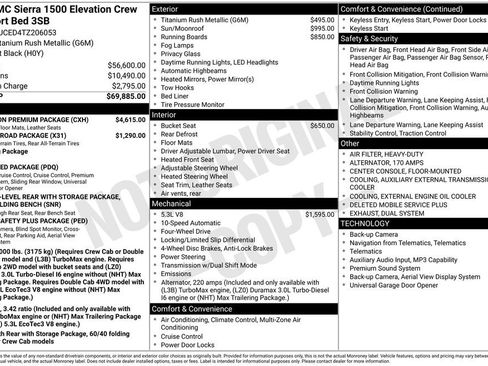 Used 2026 GMC Sierra 1500 Elevation w/ Elevation Premium Package AWD/4WD image 44