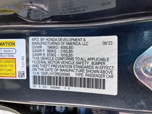 Used 2024 Honda Civic EX-L image 16