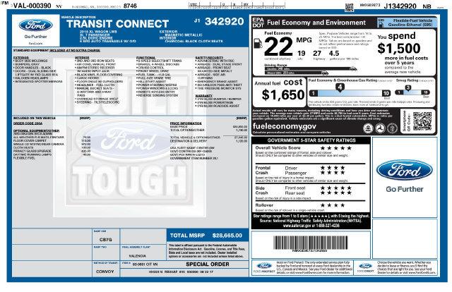 Used 2018 Ford Transit Connect XL FWD image 10