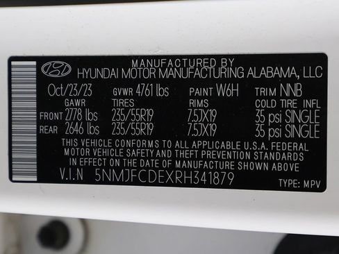 Certified 2024 Hyundai Tucson SEL w/ Convenience Package AWD/4WD image 47