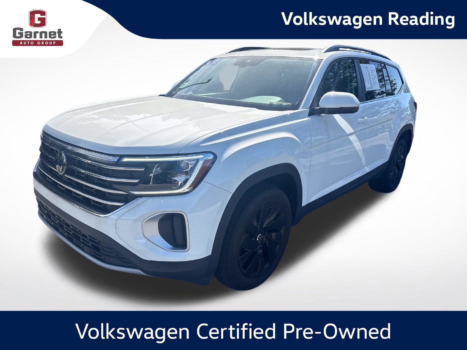 Certified 2024 Volkswagen Atlas SE w/ Panoramic Sunroof Package AWD/4WD 360° Tour