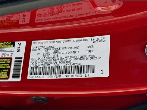 New 2026 Toyota Tacoma SR5 AWD/4WD image 33