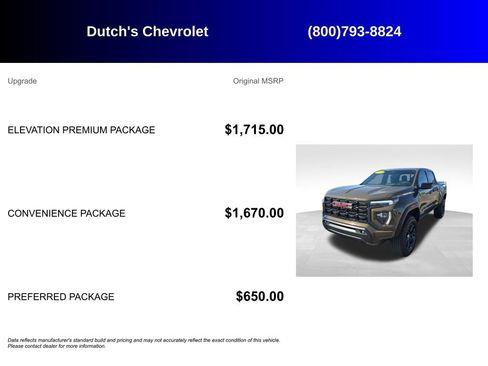 Used 2023 GMC Canyon Elevation w/ Elevation Premium Package AWD/4WD image 6
