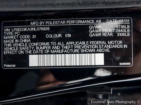 Used 2022 Polestar Polestar 2 w/ Performance Package AWD/4WD image 32