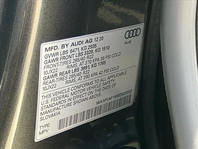 Used 2021 Audi Q8 Prestige AWD/4WD image 25