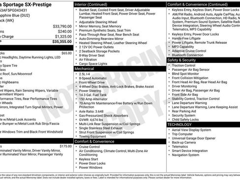 Certified 2023 Kia Sportage SX FWD image 6