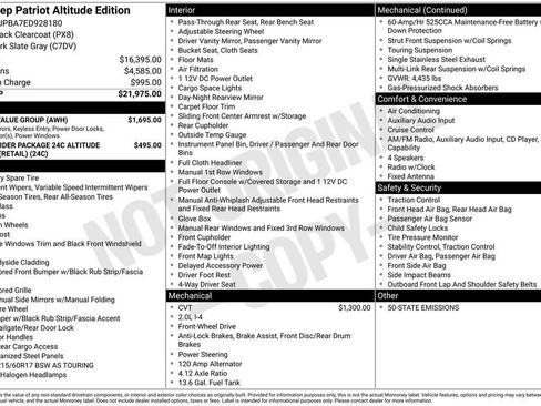 Used 2014 Jeep Patriot Sport w/ Power Value Group image 2