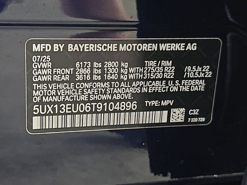 Certified 2026 BMW X5 sDrive40i w/ M Sport Package RWD image 31