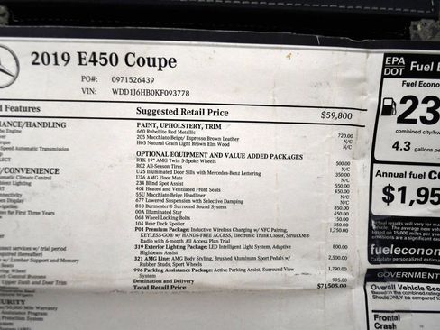 Used 2019 Mercedes-Benz E 450 E 450 2dr Coupe image 34