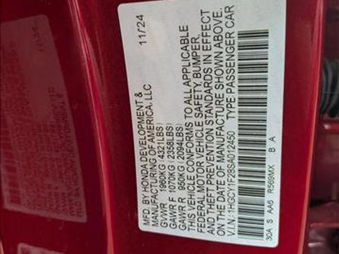 Used 2025 Honda Accord LX image 12