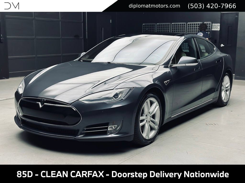 Used 2015 Tesla Model S 85D AWD/4WD image 1