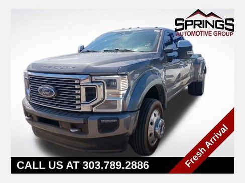 Used 2021 Ford F450 Platinum w/ FX4 Off-Road Package AWD/4WD image 1