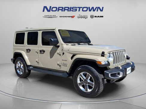 Certified 2022 Jeep Wrangler Unlimited Sahara w/ Cold Weather Group AWD/4WD image 1