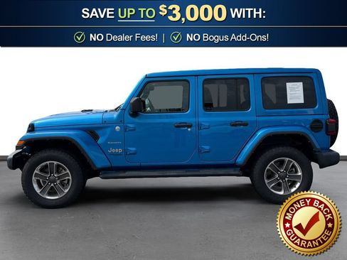 Used 2022 Jeep Wrangler Unlimited Sahara w/ LED Lighting Group AWD/4WD image 7