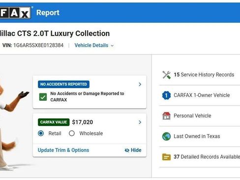 Used 2014 Cadillac CTS Luxury RWD image 17