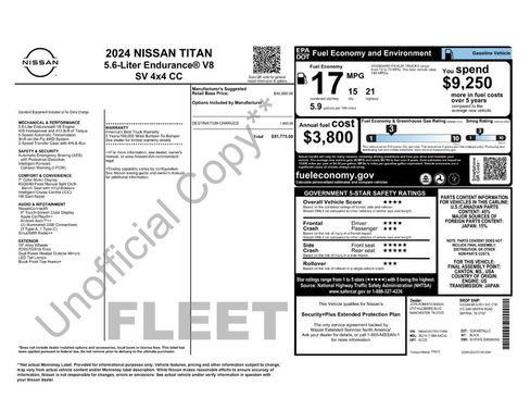 Used 2024 Nissan Titan SV image 10