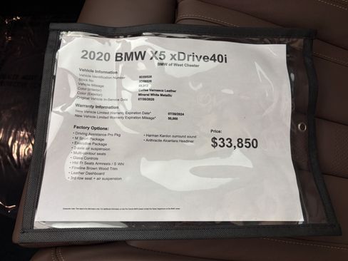 Used 2020 BMW X5 xDrive40i w/ M Sport Package AWD/4WD image 18