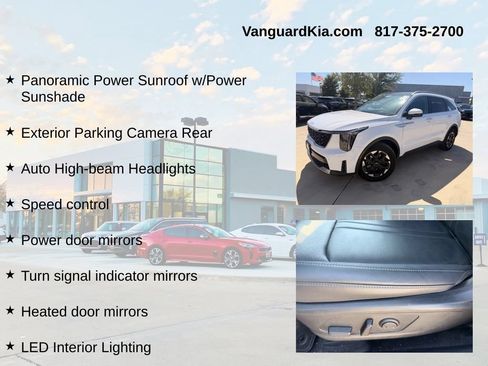 Used 2025 Kia Sorento S w/ Panoramic Sunroof Package FWD image 12
