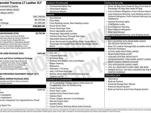 Certified 2023 Chevrolet Traverse LT w/ LT Premium Package image 4