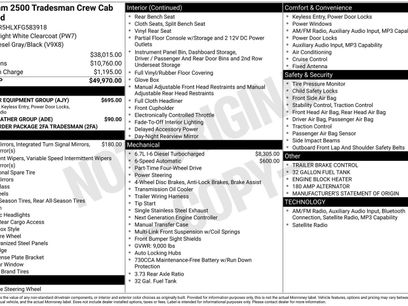 Used 2015 RAM 2500 Tradesman w/ Popular Equipment Group