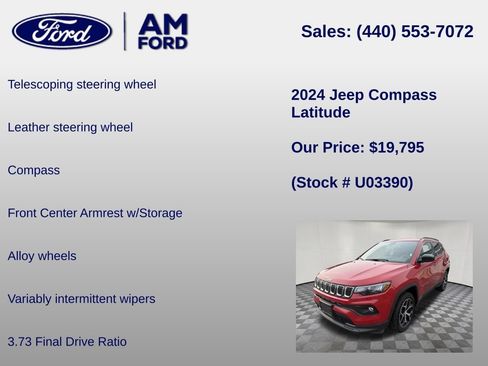 Used 2024 Jeep Compass Latitude AWD/4WD image 18